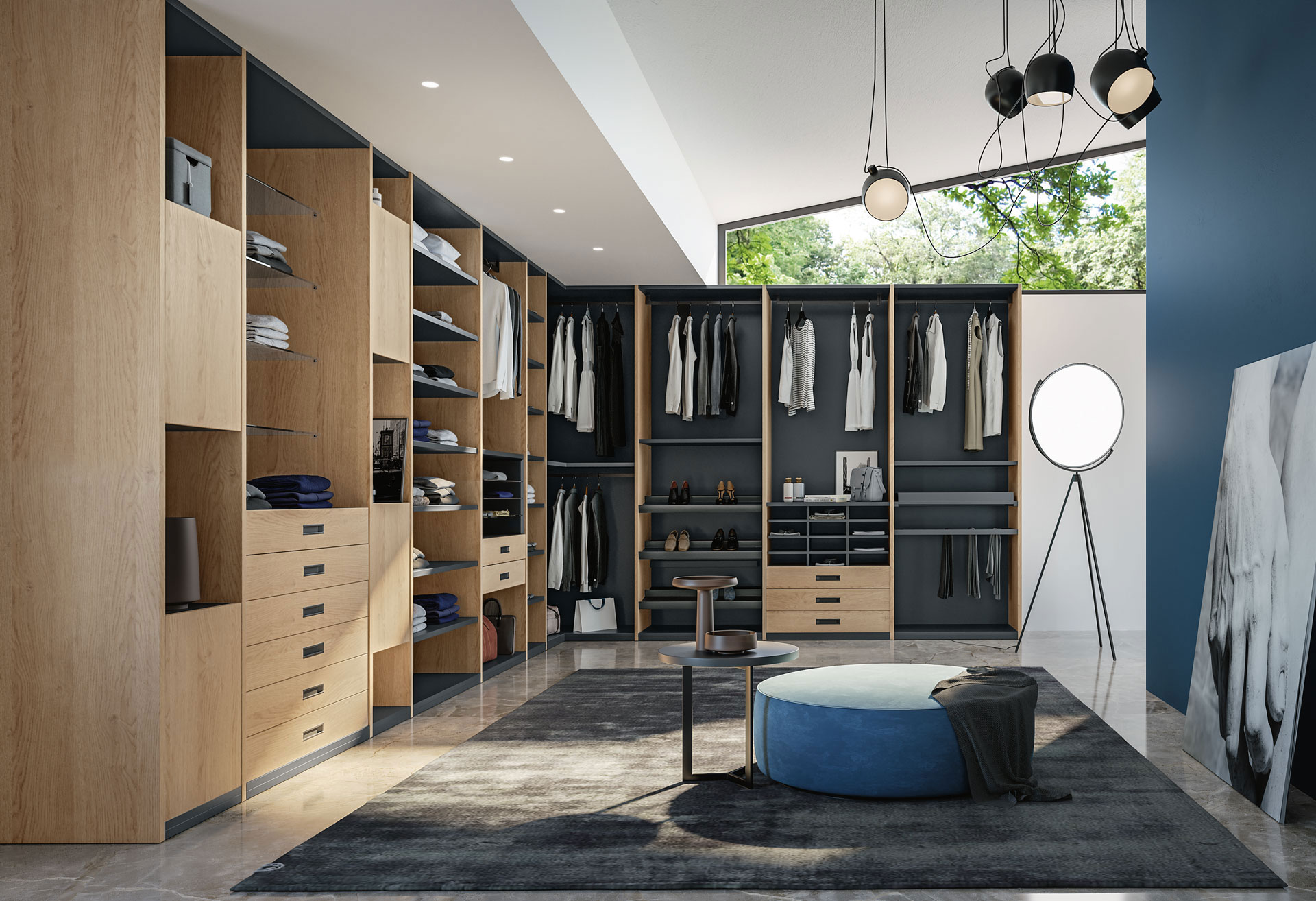 Cabine armadio a spalla, con boiserie o con montante: quale scegliere?