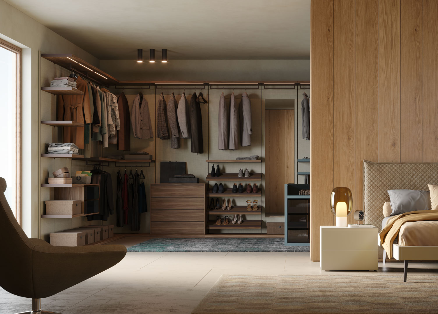 Cabine boiserie