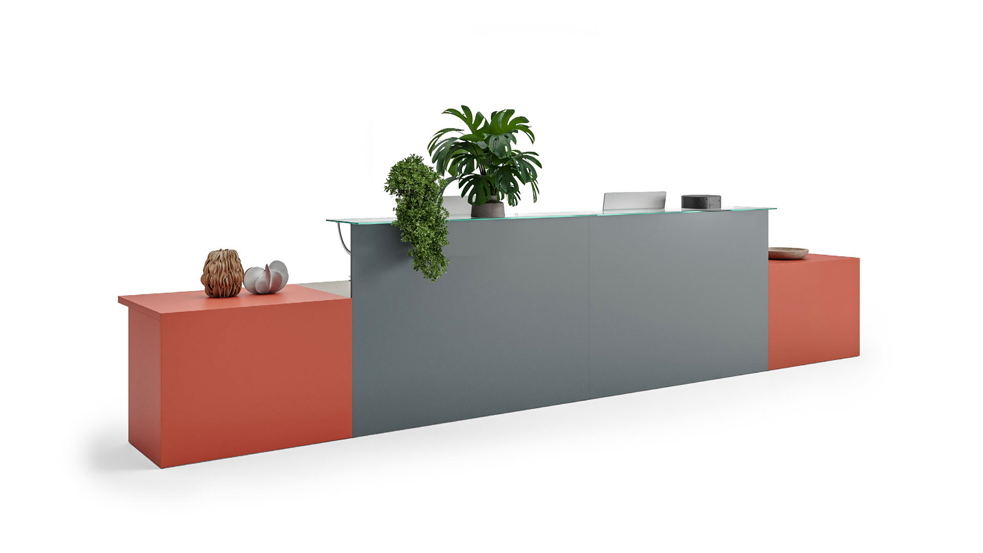 Reception top vetro