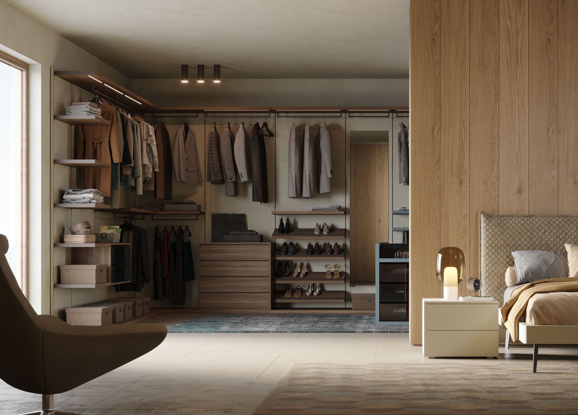 Cabina armadio aperta o chiusa: questo è il dilemma!