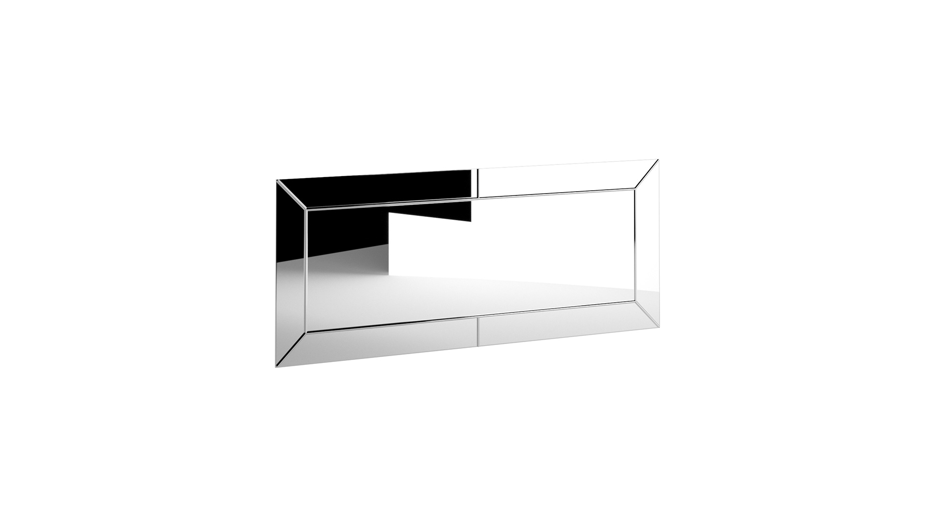 Specchiera molata con incisioni con led | 1735