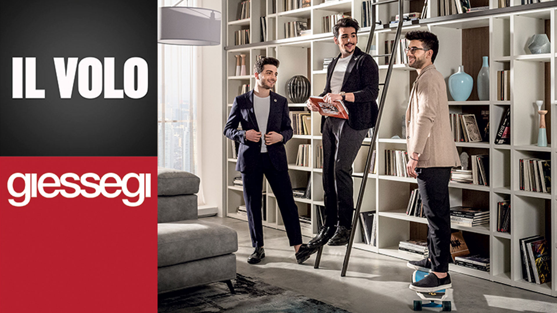 Il Volo per Giessegi: Testimonial del “Made in Italy”