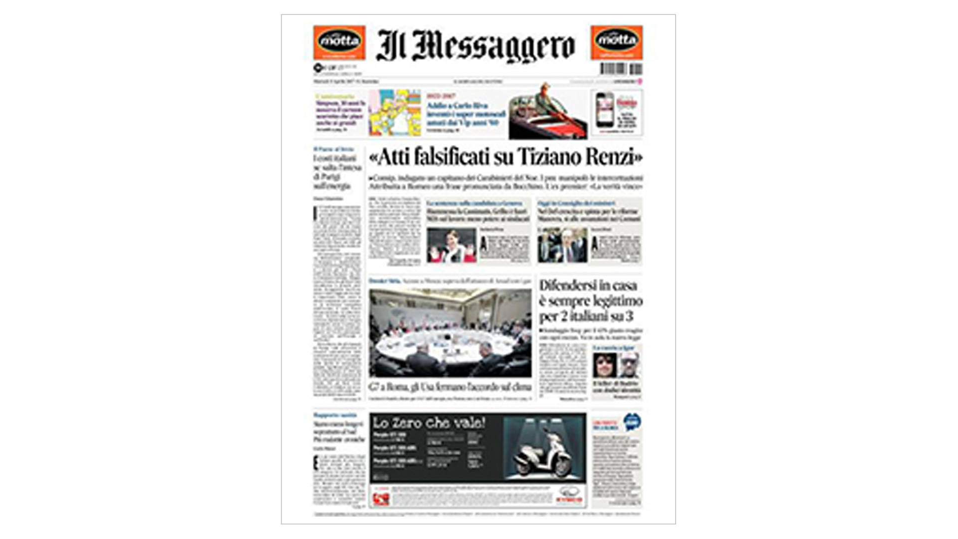 Il Messaggero - Aprile 2017