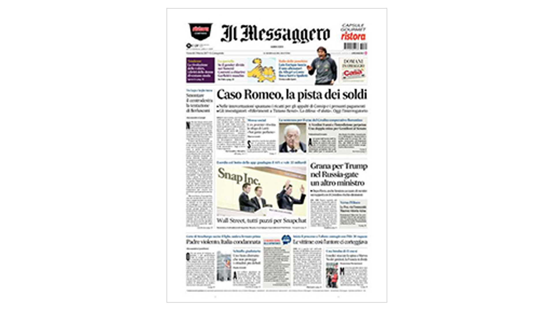 Il Messaggero - Marzo 2017