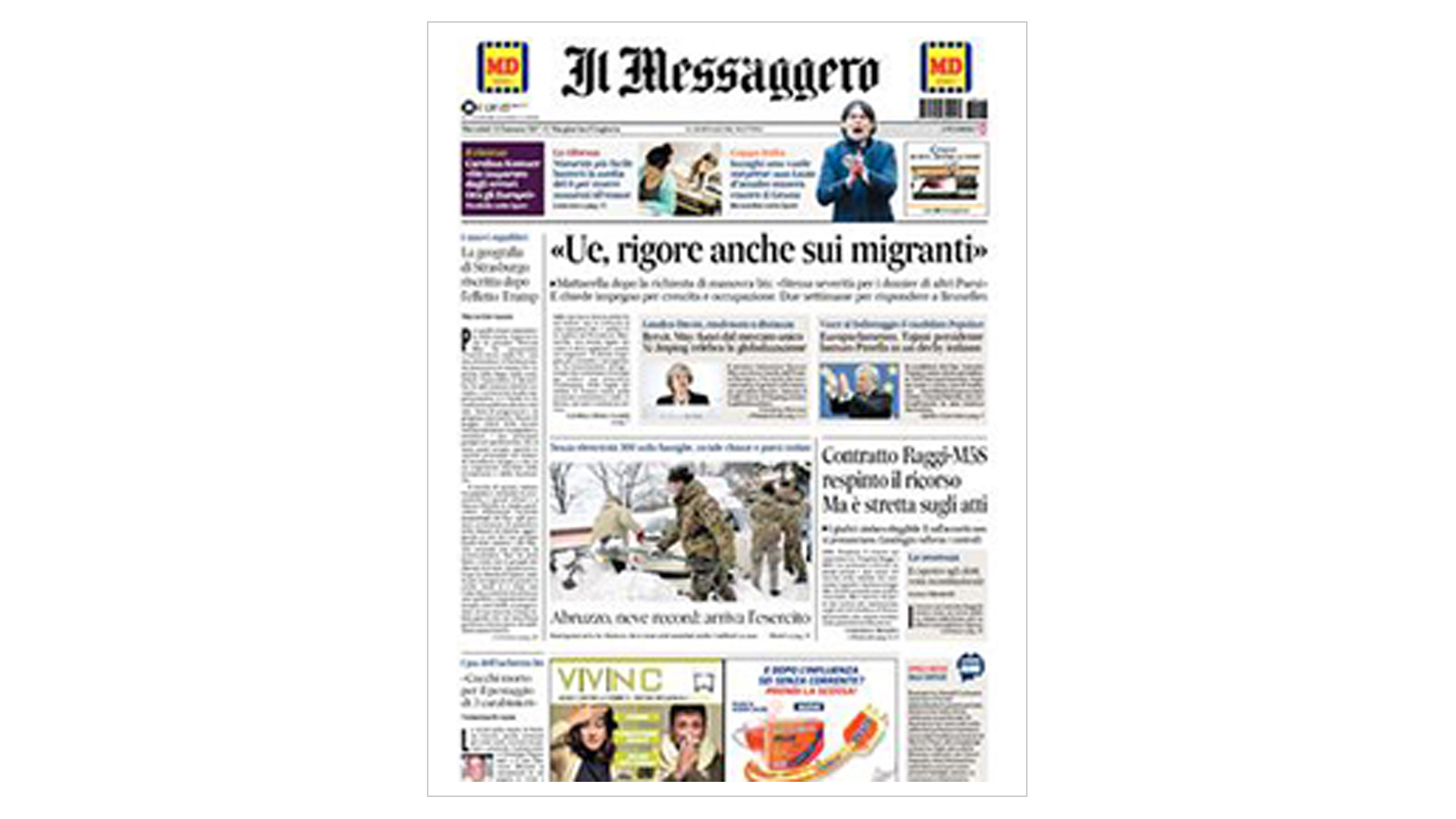 Il Messaggero - Gennaio 2017