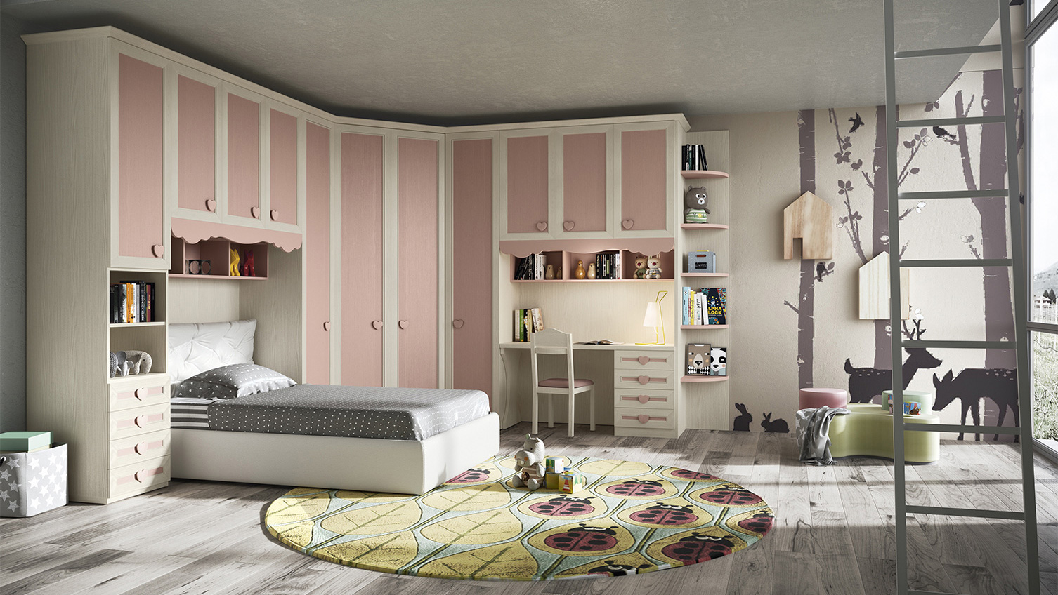 Children's bedrooms: functional and trendy solutions