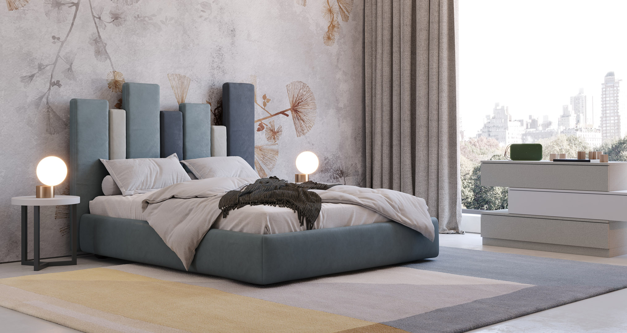 Testata Letto Matrimoniale Originale: Sidney 